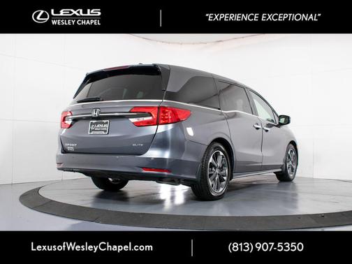 Modern Steel Metallic 2023 Honda Odyssey Elite