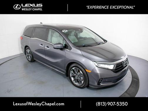 Modern Steel Metallic 2023 Honda Odyssey Elite