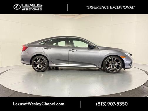 Modern Steel Metallic 2020 Honda Civic Sport