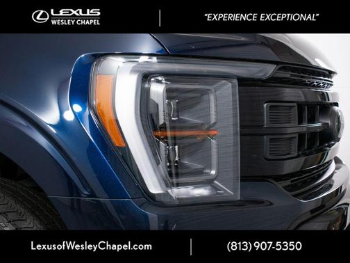 Antimatter Blue Metallic 2023 Ford F-150 Platinum