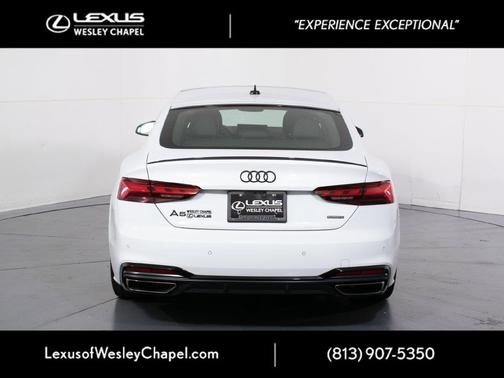 Glacier White Metallic 2023 Audi A5 Sportback 45 S Line Premium Plus
