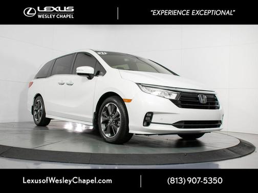 Platinum White Pearl 2021 Honda Odyssey Elite