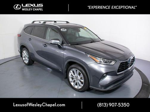 Magnetic Gray Metallic 2020 Toyota Highlander Hybrid Limited