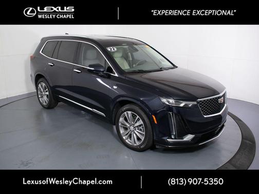 Dark Moon Blue Metallic 2022 Cadillac XT6 Premium Luxury FWD