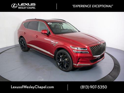 Mauna Red 2024 Genesis GV80 3.5T Prestige Signature