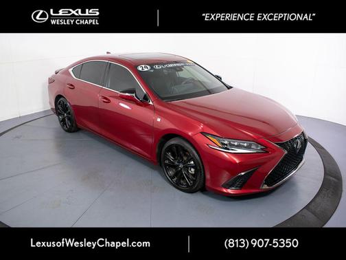 Matador Red Mica 2024 Lexus ES 350 F Sport
