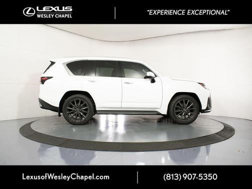 Ultra White 2026 Lexus LX 700h F SPORT Handling