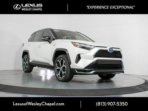 Wind Chill Pearl/Midnight Black Metallic 2024 Toyota RAV4 Prime XSE