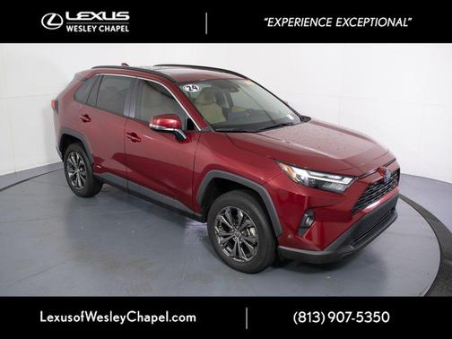 Ruby Flare Pearl 2024 Toyota RAV4 Hybrid XLE Premium