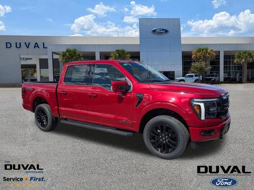 Rapid Red Metallic Tinted Clearcoat 2025 Ford F-150 Lariat