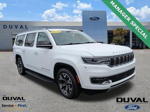 Bright White Clearcoat 2024 Jeep Wagoneer L Series III 4x4 SUV