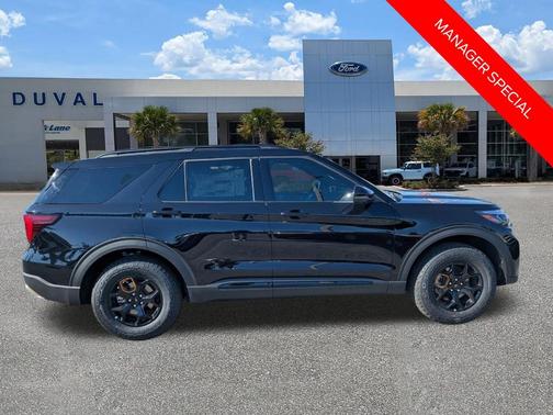 Agate Black Metallic 2026 Ford Explorer Tremor