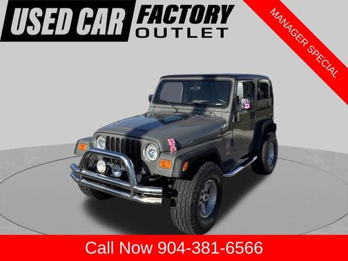 Black 2005 Jeep Wrangler X