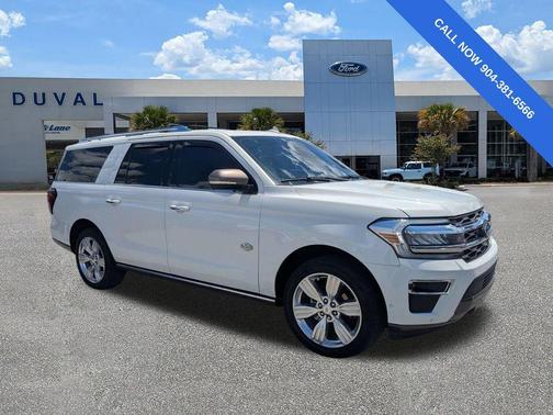 White Metallic 2022 Ford Expedition Max King Ranch