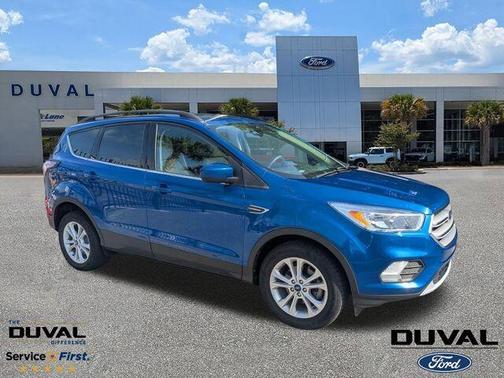 Lightning Blue Metallic 2018 Ford Escape SE