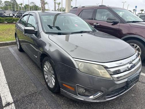 Silver 2010 Ford Fusion Hybrid Base