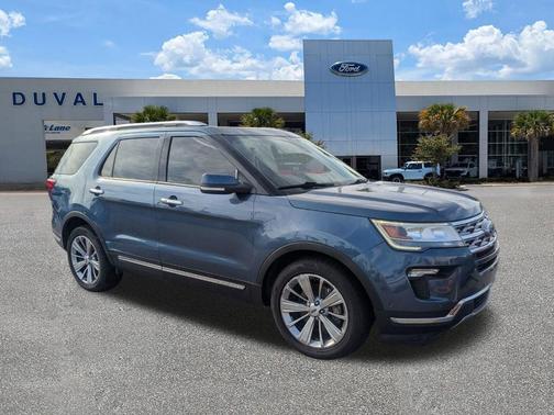 Blue Metallic 2018 Ford Explorer Limited