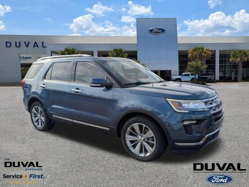 Blue Metallic 2018 Ford Explorer Limited