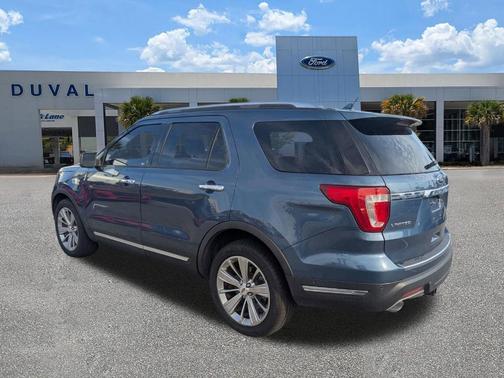 Blue Metallic 2018 Ford Explorer Limited