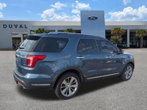 Blue Metallic 2018 Ford Explorer Limited