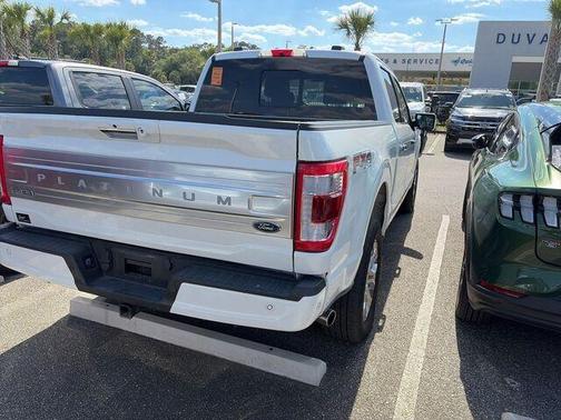 White Metallic 2022 Ford F-150 Platinum