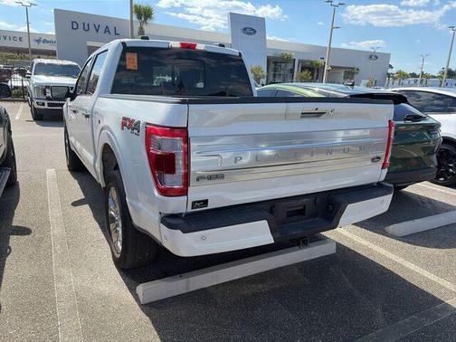 White Metallic 2022 Ford F-150 Platinum
