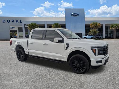 Star White 2025 Ford F-150 Lariat