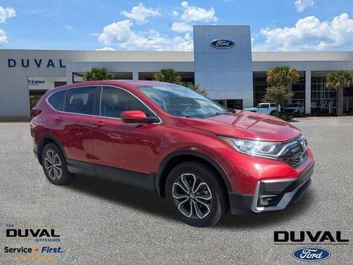 Red 2021 Honda CR-V EX-L