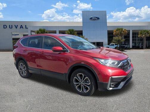 Red 2021 Honda CR-V EX-L