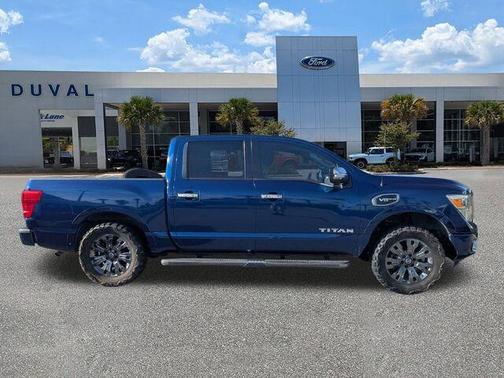 Gray 2017 Nissan Titan Platinum Reserve