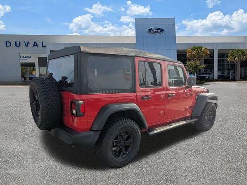 Firecracker Red Clearcoat 2022 Jeep Wrangler Unlimited Sport