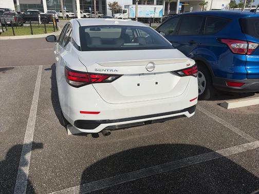 Aspen White 2025 Nissan Sentra SR