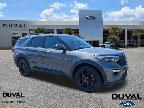 Gray Metallic 2021 Ford Explorer ST