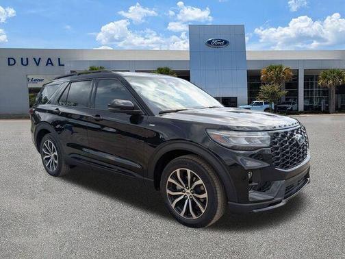 Agate Black Metallic 2026 Ford Explorer ST-Line