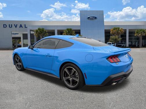 Grabber Blue 2025 Ford Mustang EcoBoost Premium