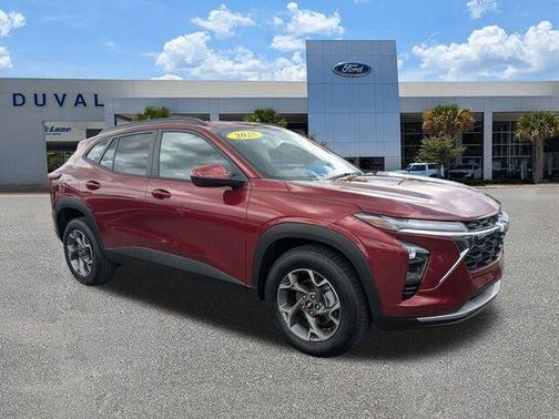 Crimson Metallic 2025 Chevrolet Trax LT
