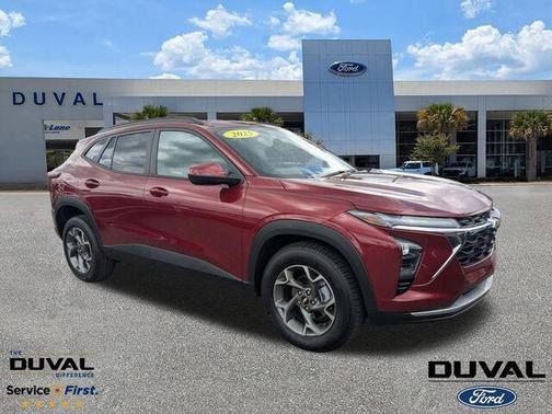 Crimson Metallic 2025 Chevrolet Trax LT