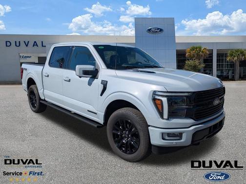 Space White Metallic 2025 Ford F-150 Platinum