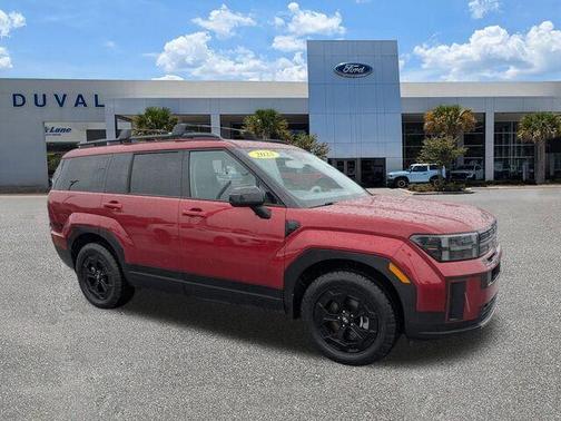 Red 2025 Hyundai SANTA FE XRT