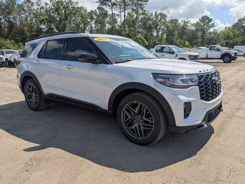 Space White Metallic 2026 Ford Explorer ST