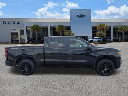 Black 2023 Chevrolet Silverado 1500 Custom