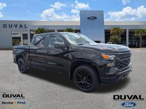 Black 2023 Chevrolet Silverado 1500 Custom