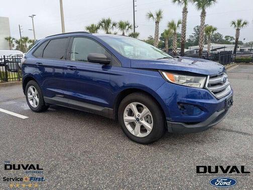 Blue Metallic 2015 Ford Edge SE