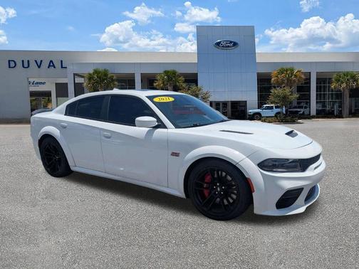 White Knuckle Clearcoat 2021 Dodge Charger Scat Pack