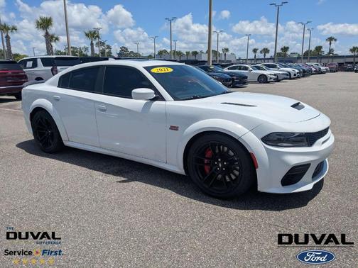 White Knuckle Clearcoat 2021 Dodge Charger Scat Pack