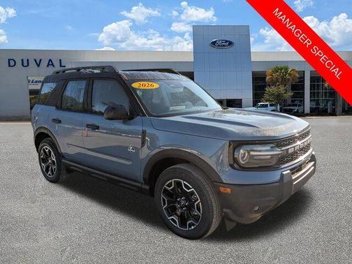 Azure Gray Metallic 2026 Ford Bronco Sport Outer Banks