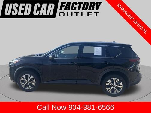 Black 2021 Nissan Rogue SV