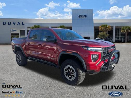 Volcanic Red 2023 GMC Canyon AT4X