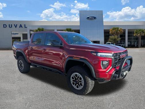 Volcanic Red 2023 GMC Canyon AT4X