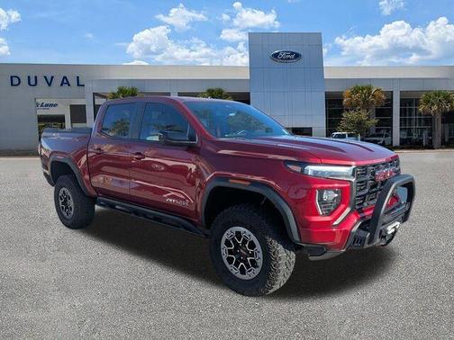 Volcanic Red 2023 GMC Canyon AT4X